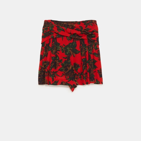 Zara red floral matching set - Picture 5 of 7